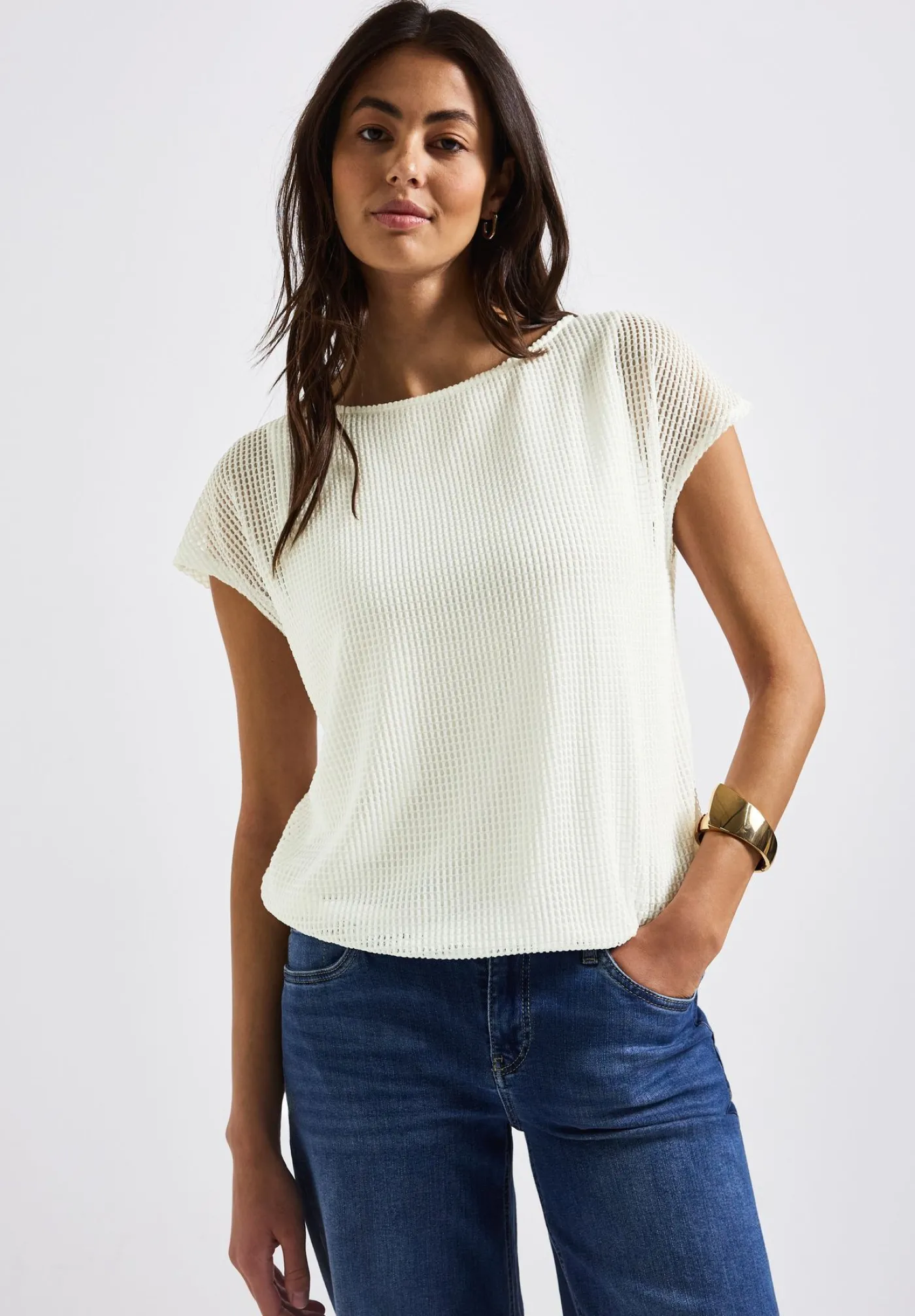 A323327 2 in 1 mesh shirt