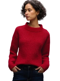 A303550 chenille sweater halfcardig