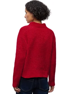 A303550 chenille sweater halfcardig