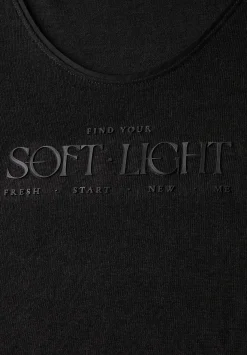 A323174 linen look partprint shirt