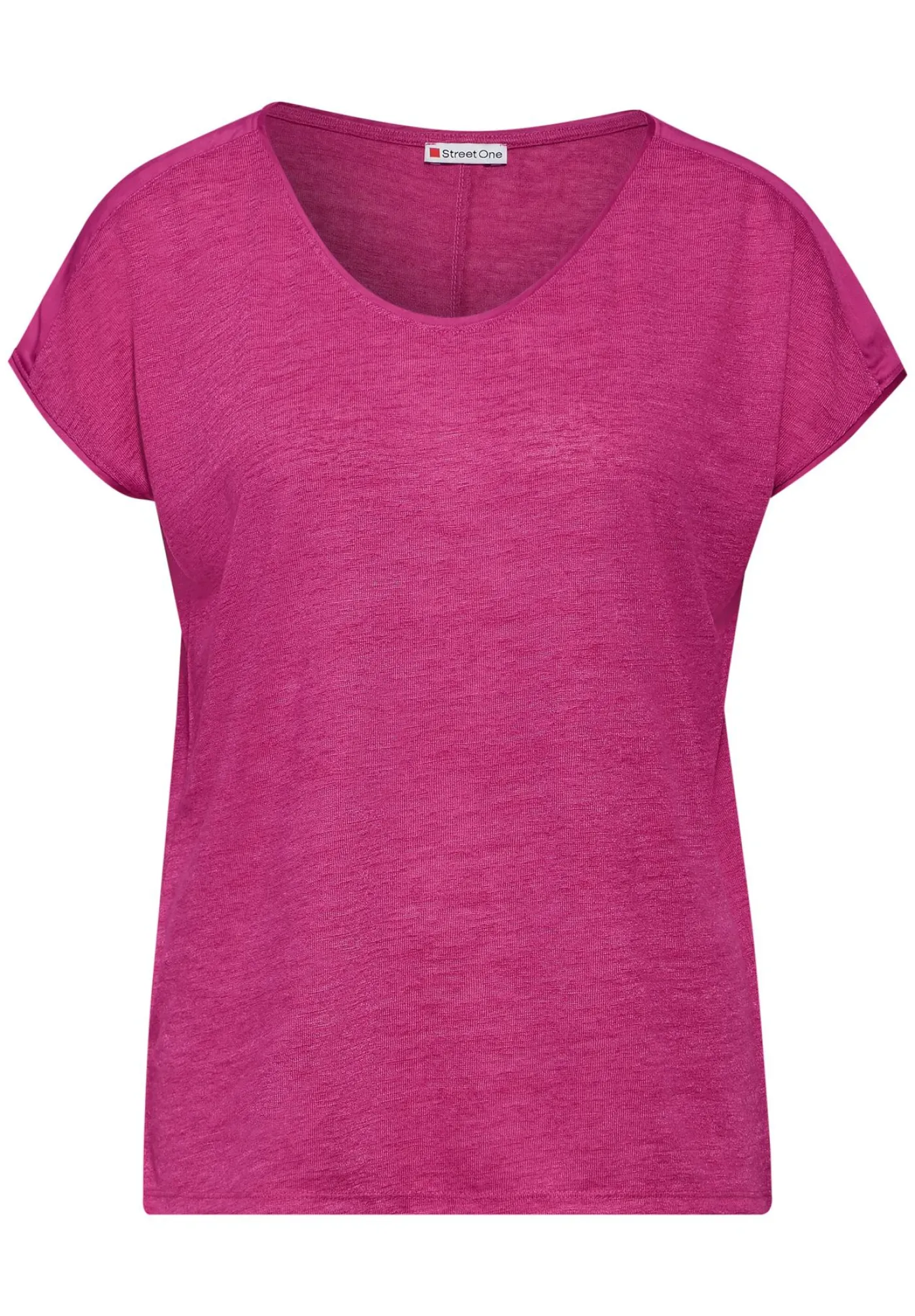 A321475 LTD QR linen look shirt w.w