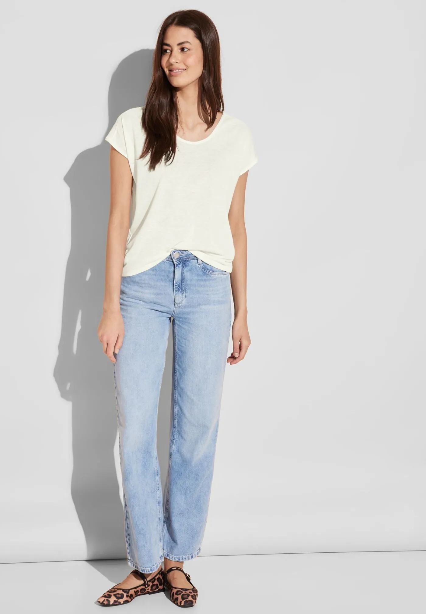 A321475 LTD QR linen look shirt w.w