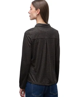 A324186 LTD QR printed jersey blous