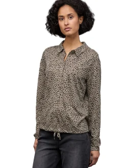 A324186 LTD QR printed jersey blous