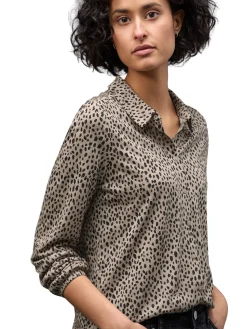 A324186 LTD QR printed jersey blous