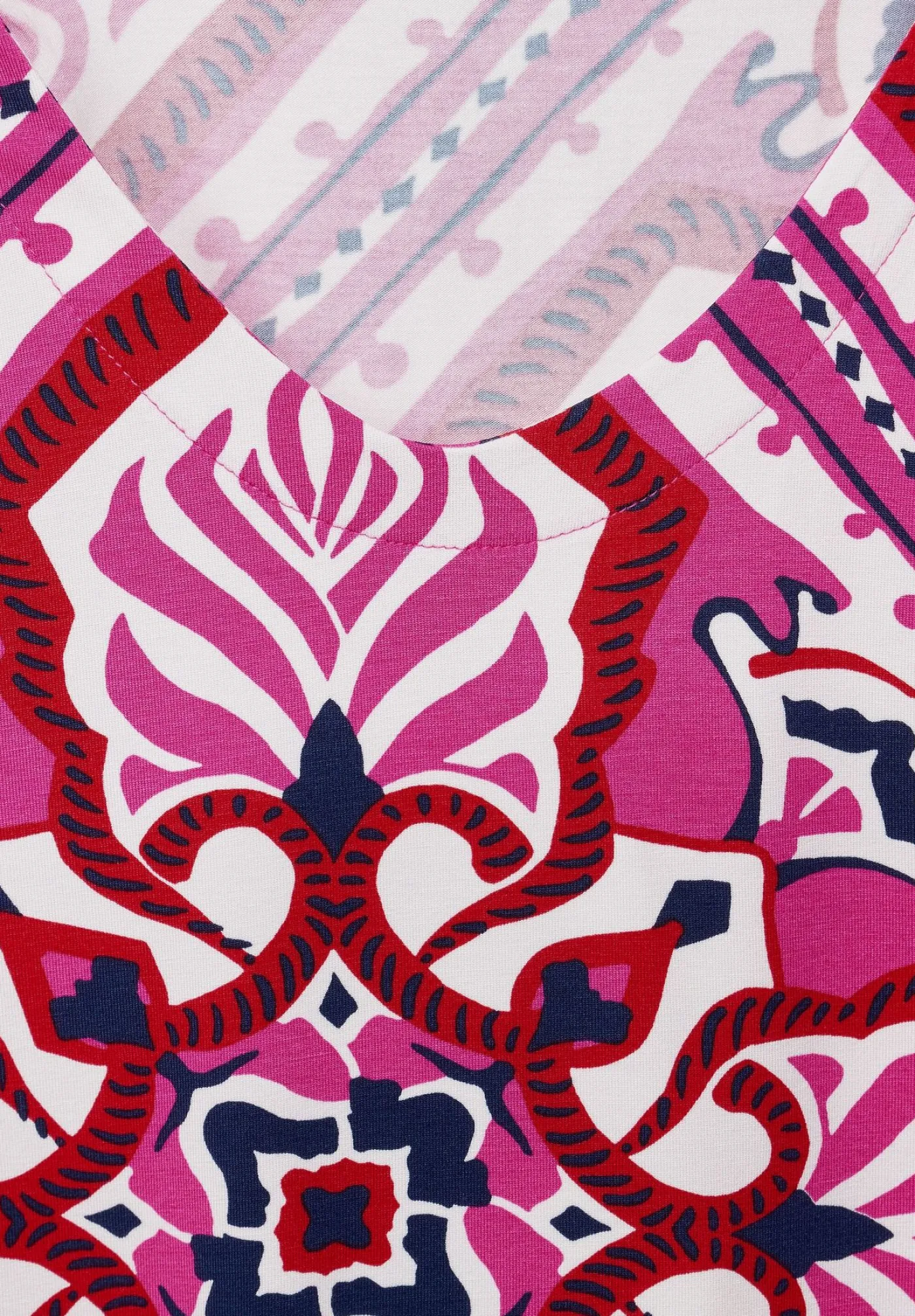 A321322 LTD QR printed jersey top