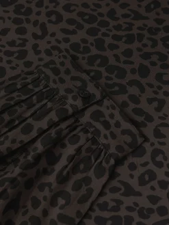 A346108 LTD QR Splitneck tunic blou