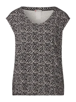 A323166 printed jersey top