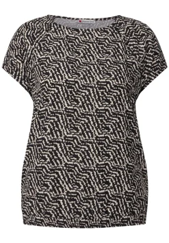 A323168 printed mat-mix shirt