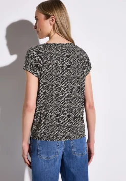 A323168 printed mat-mix shirt