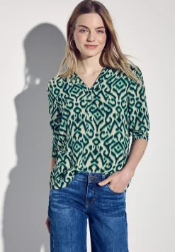A322966 printed mat-mix shirt w.but