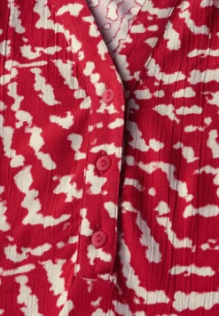 A323169 printed mat-mix shirt w.but