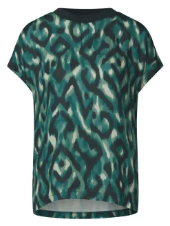 A322964 printed mat-mix shirt w.rib