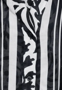 A344579 Printed splitneckblouse w g