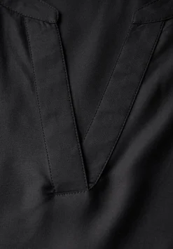 A345525 QR Splitneck blouse w turn-