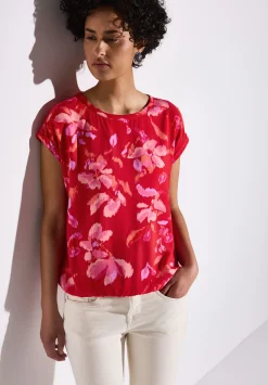 A345629 Roundneck blouse w dropped