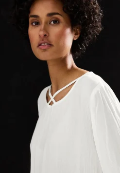 A345730 Shirtblouse w strap details