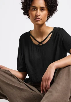 A345730 Shirtblouse w strap details