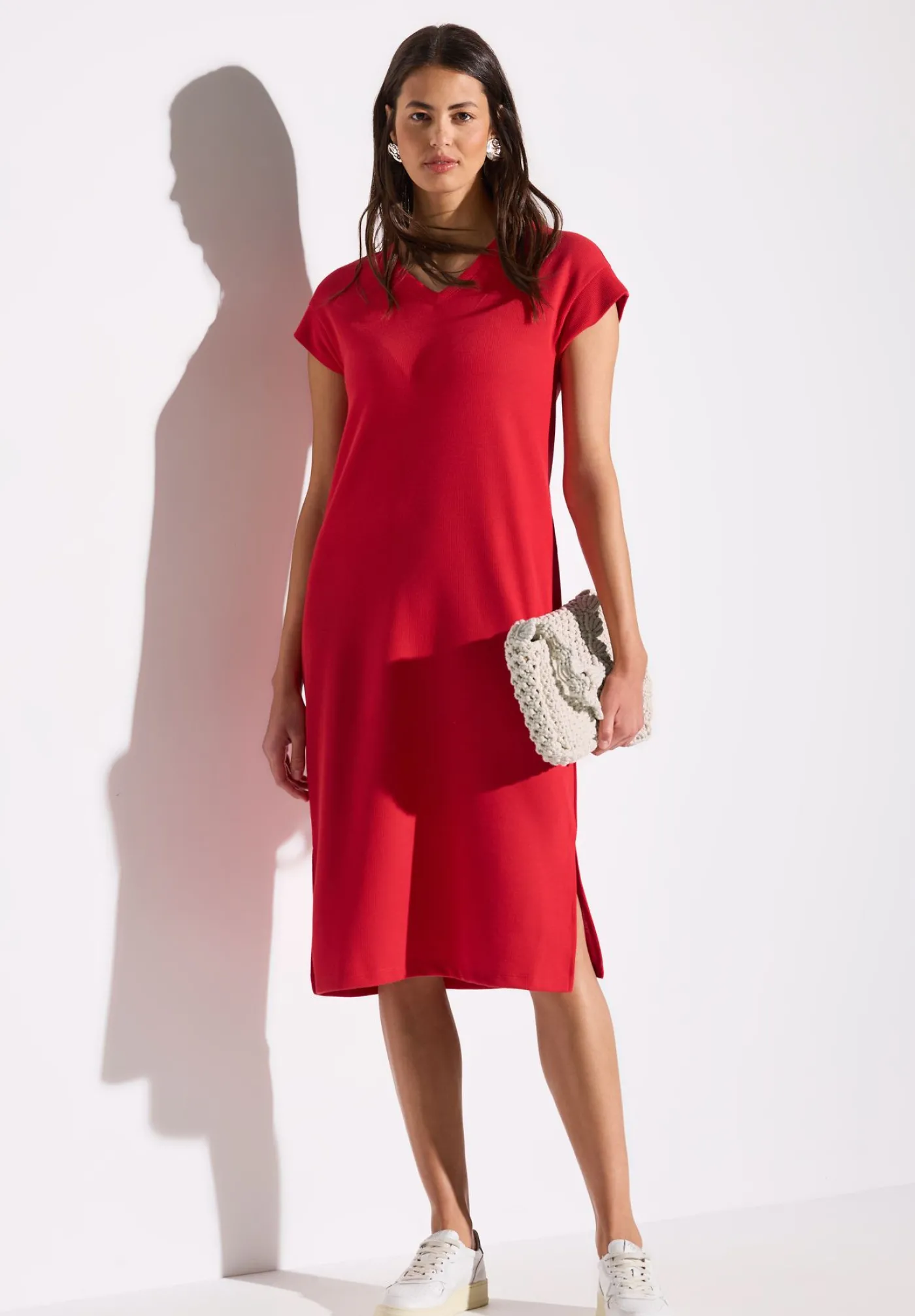 A144444 sleevless Rib Dress_solid