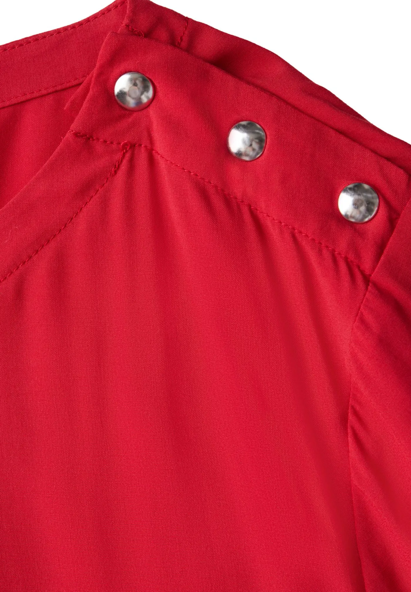 A345131 Solid blouse w pressbuttons