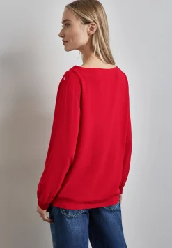 A345131 Solid blouse w pressbuttons