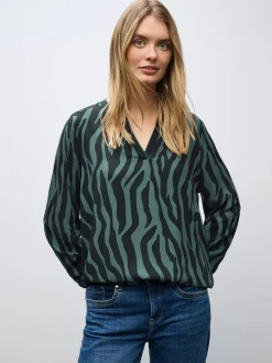 A346048 Tunic blouse w elastic tape