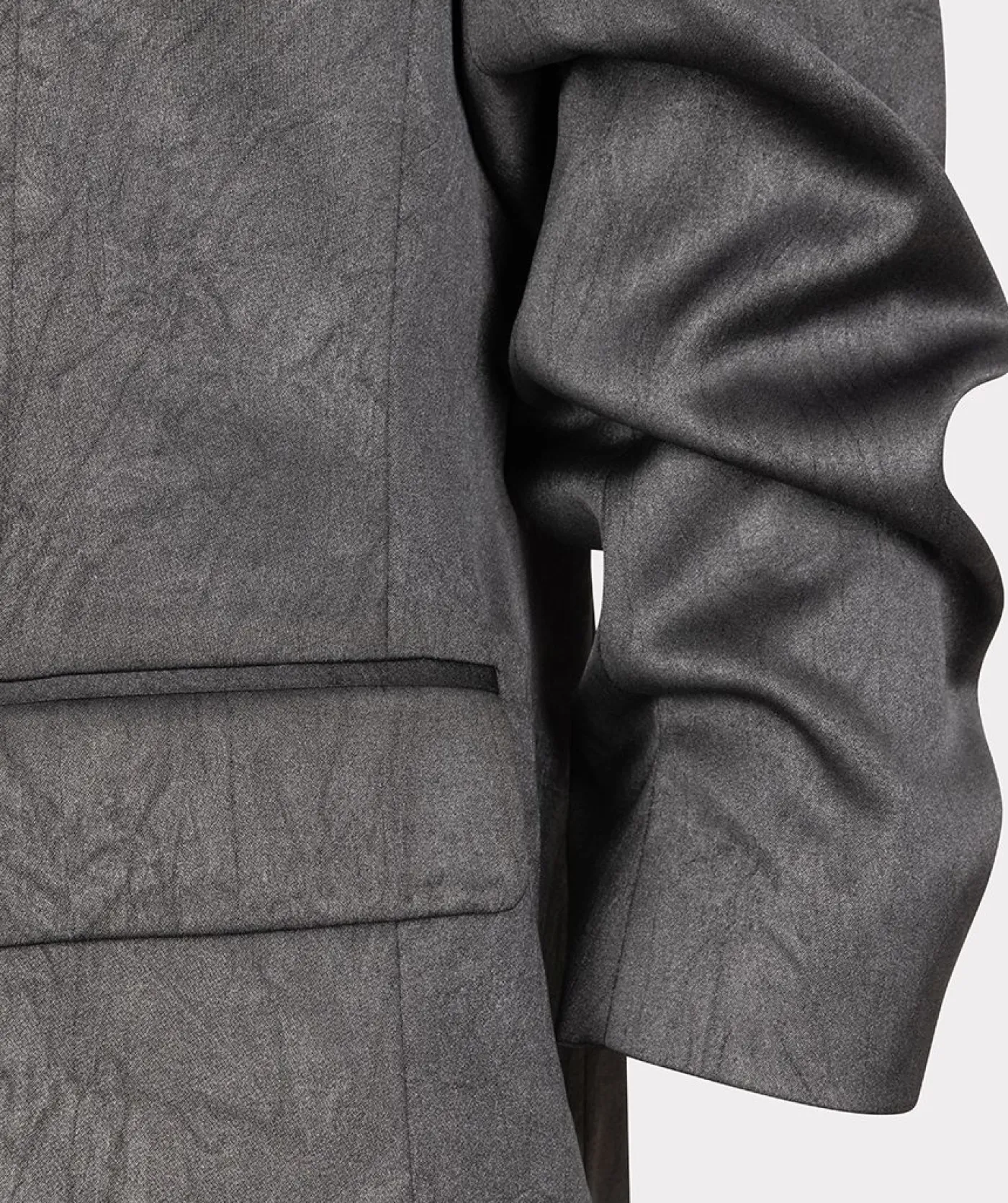 Blazer shimmer crinkle