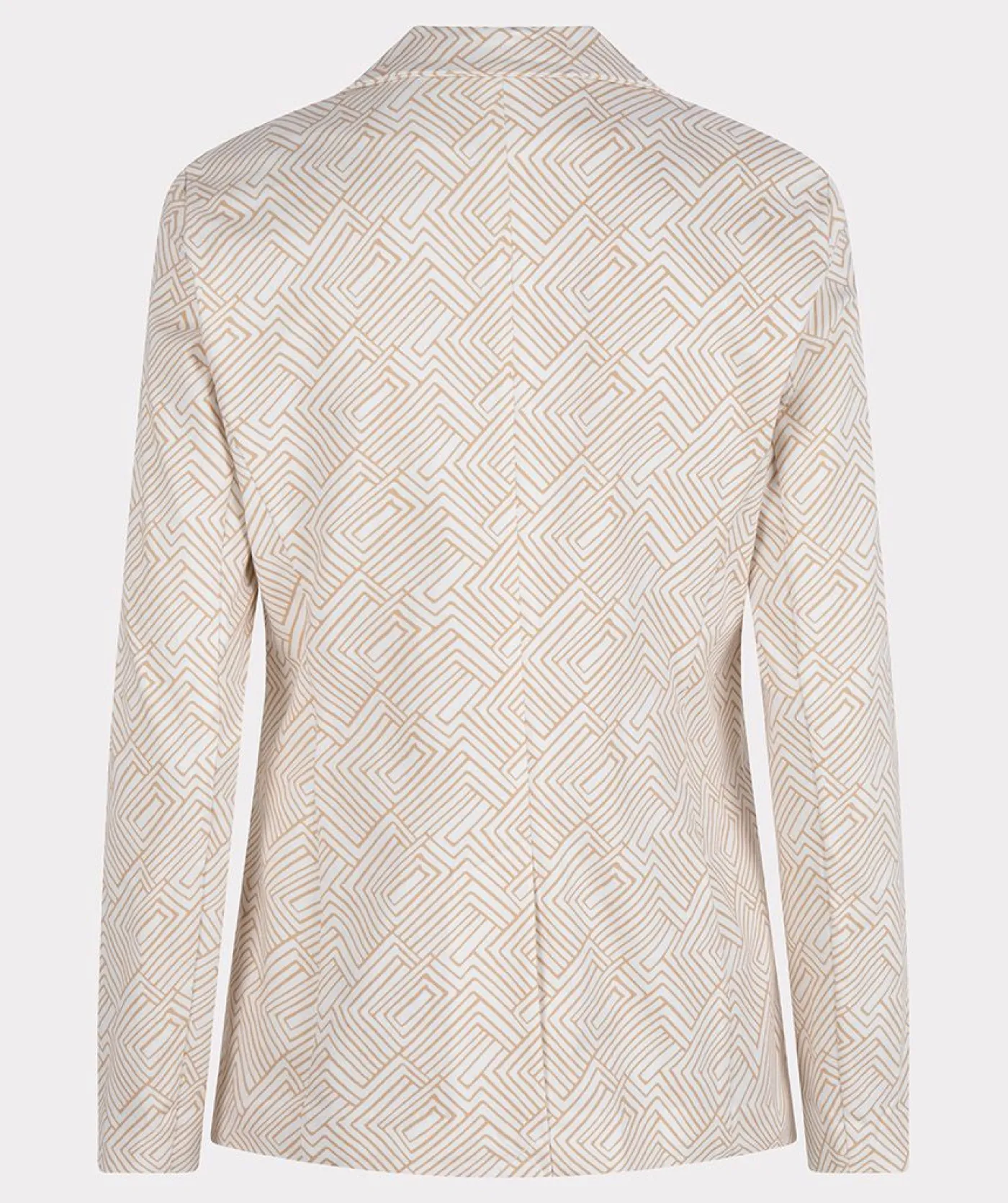 Blazer stretch square stripe print 180