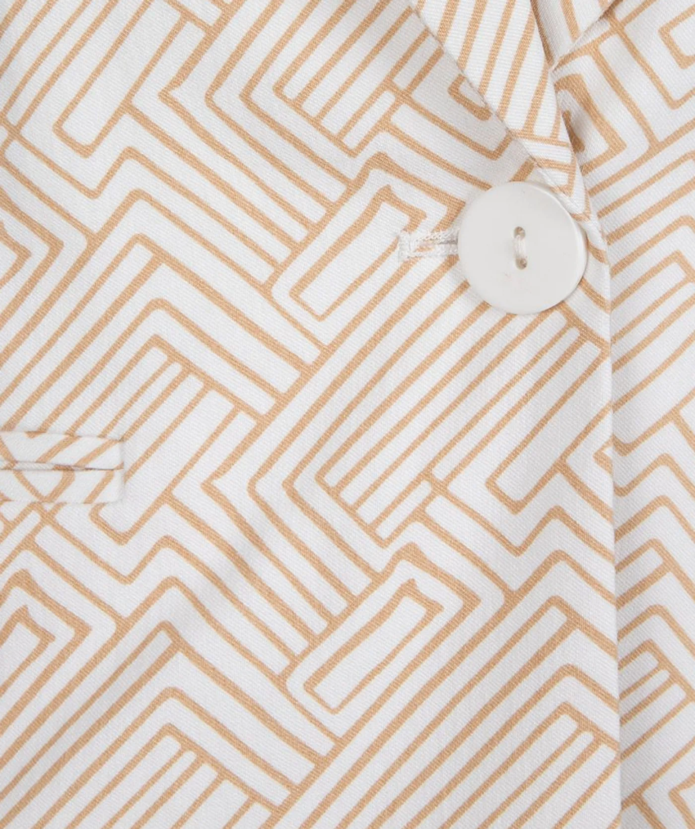 Blazer stretch square stripe print 180