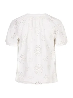 Blouse allover embroidery