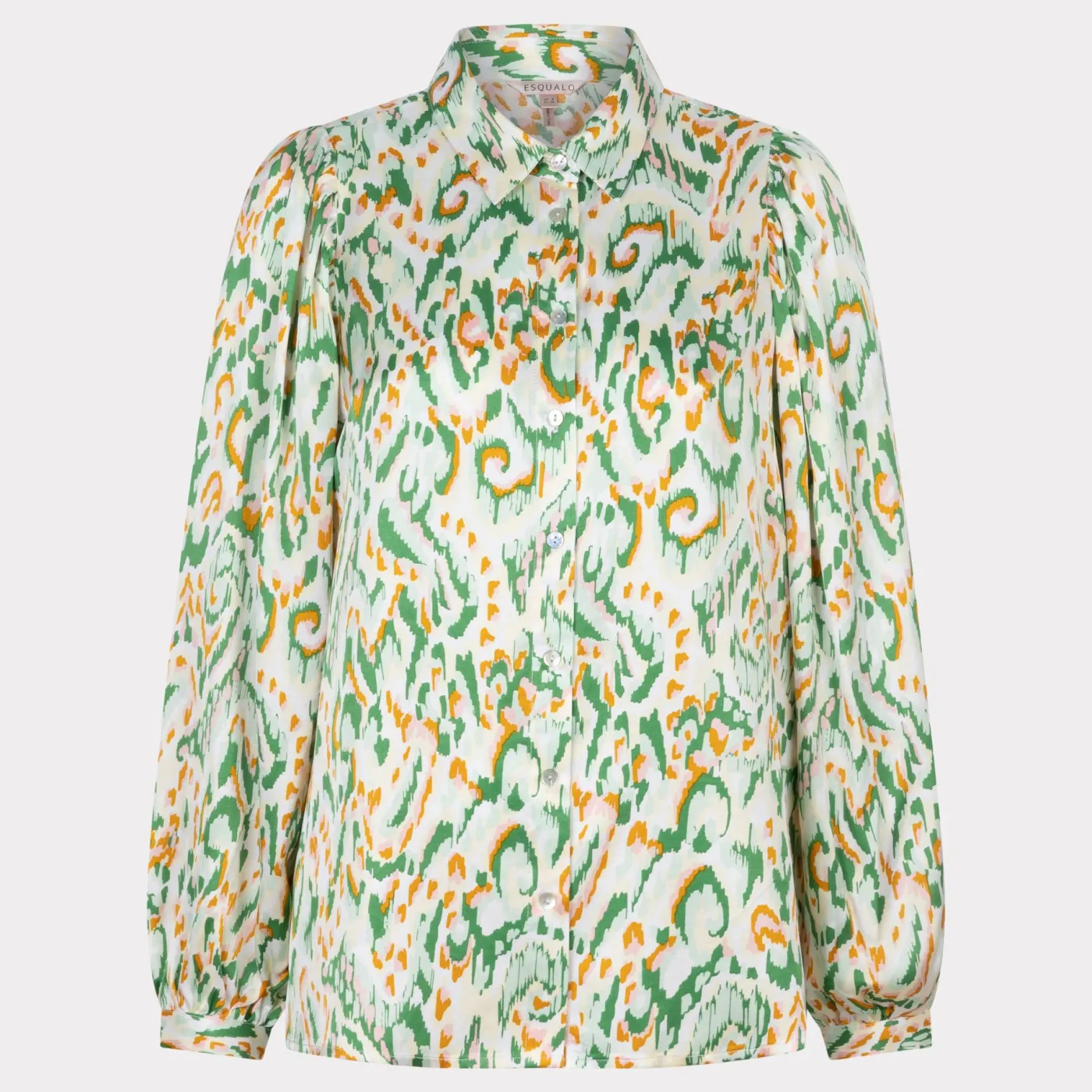 Blouse basic Pastel Ethnic print