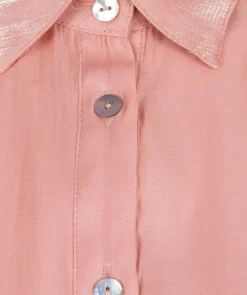 Blouse gathering changeant