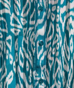 Blouse puffed hem Crystal Glow