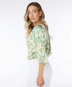 Blouse raglan Pastel Ethnic print