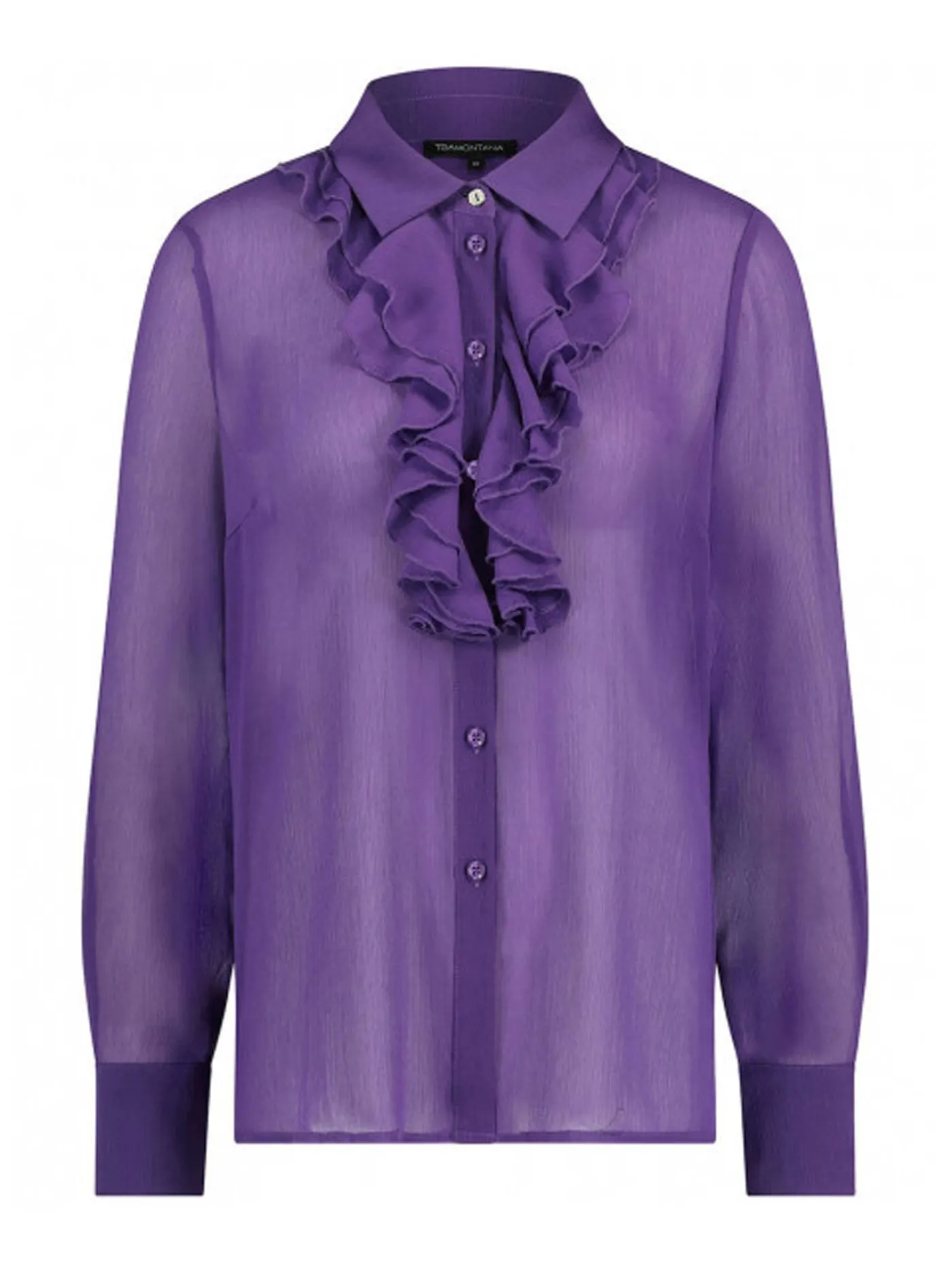 Blouse Ruffle Plastron