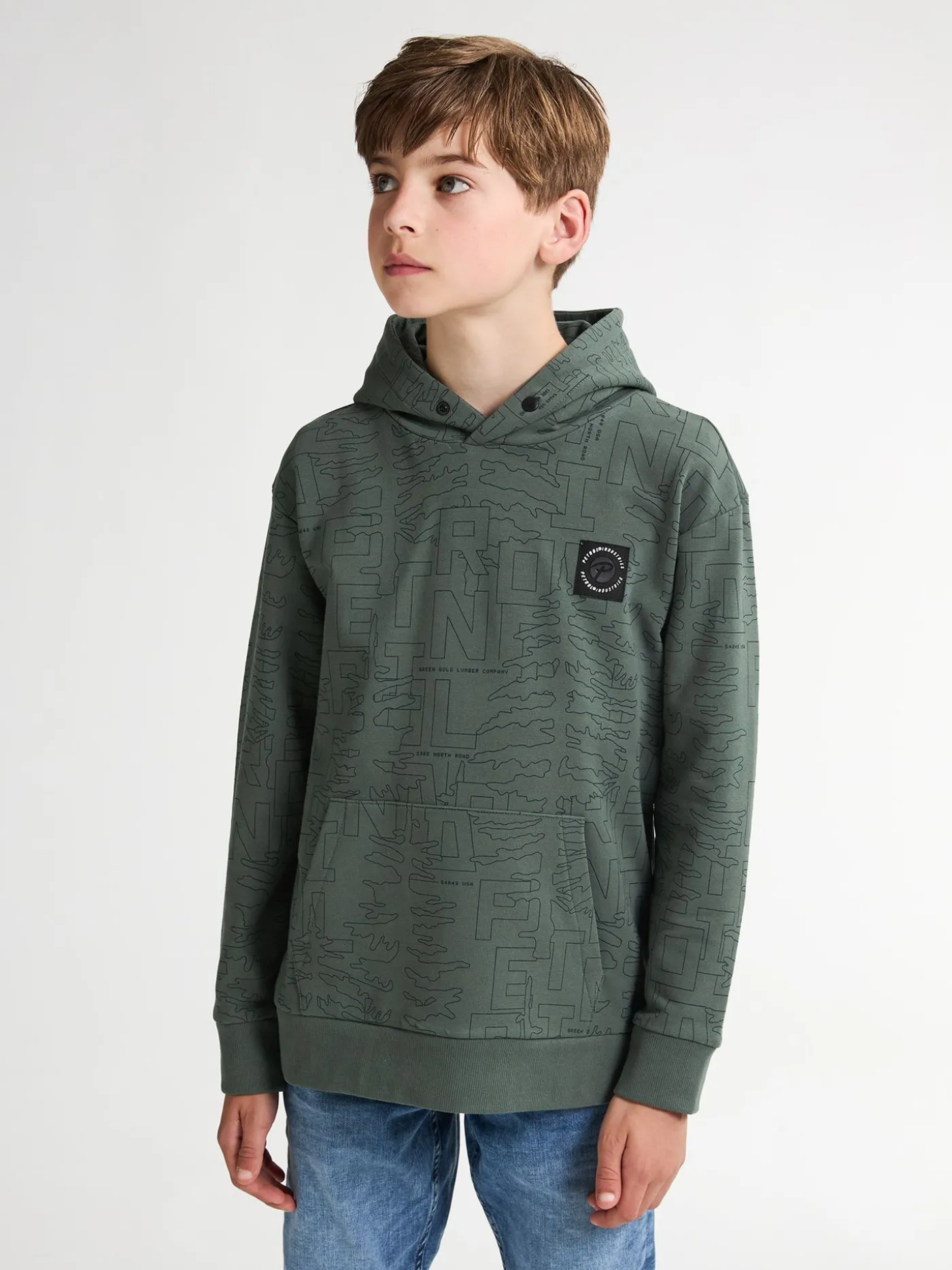 Boys Sweater Hooded AOP