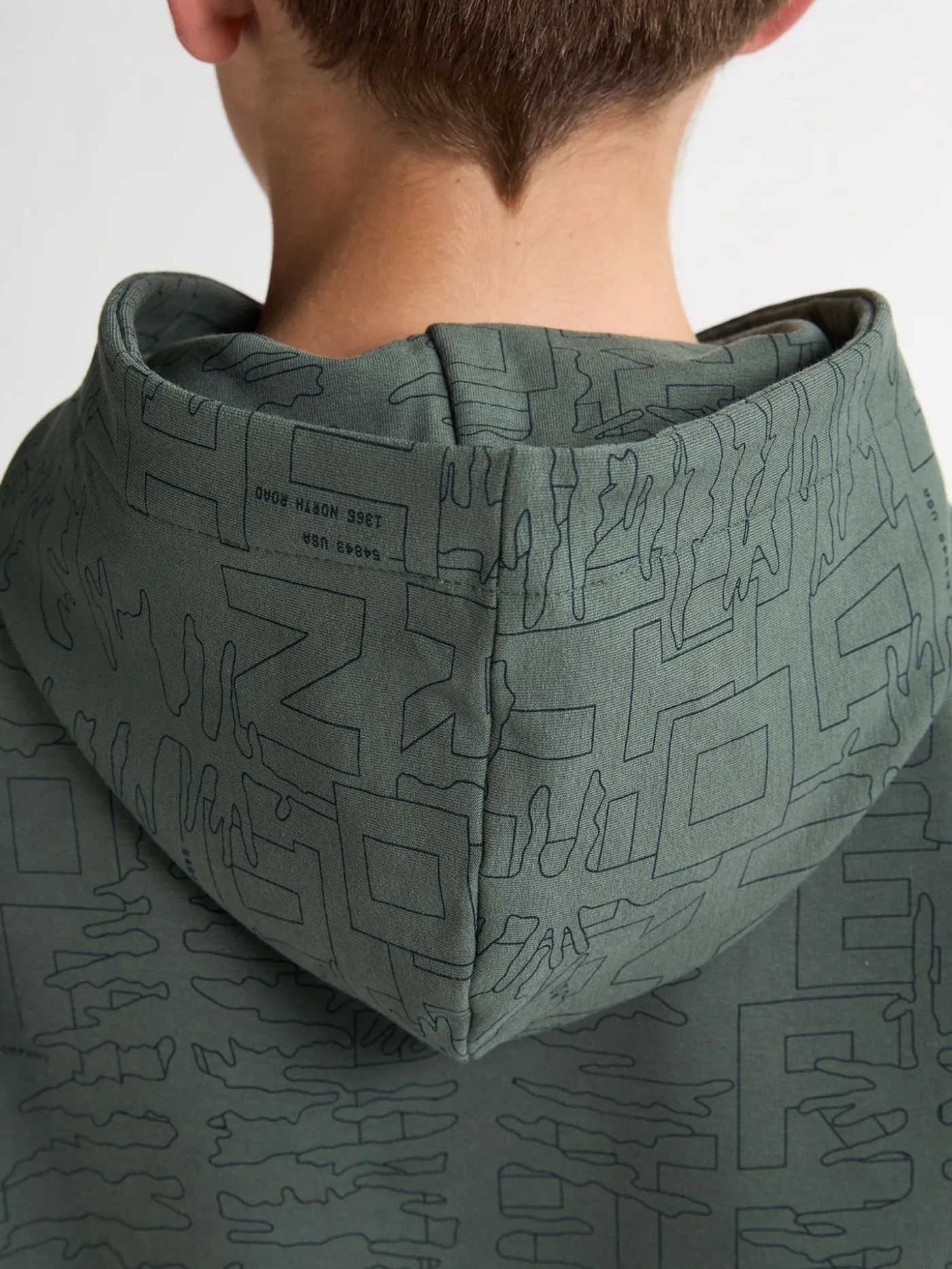 Boys Sweater Hooded AOP