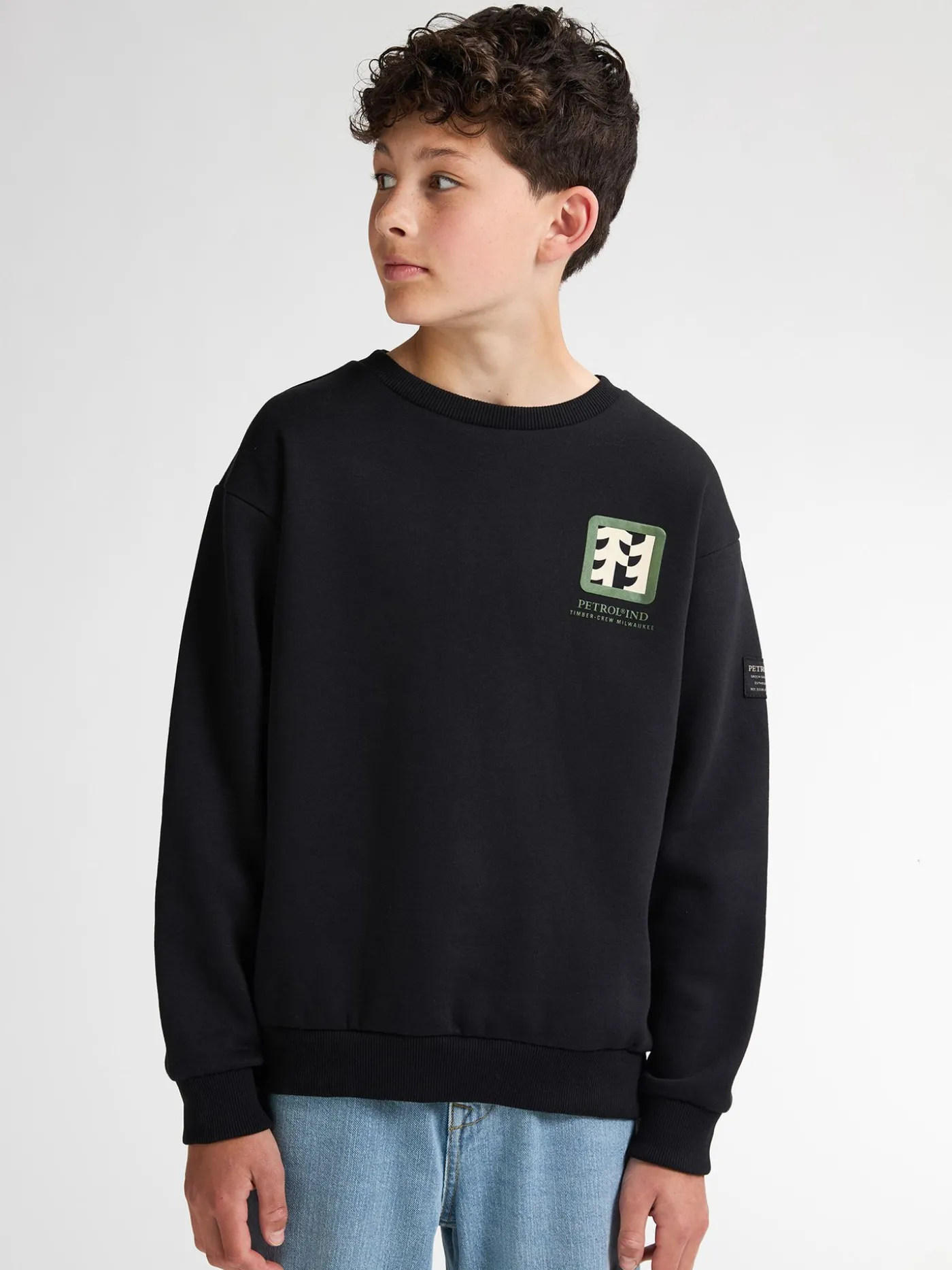 Boys Sweater Round Neck Print