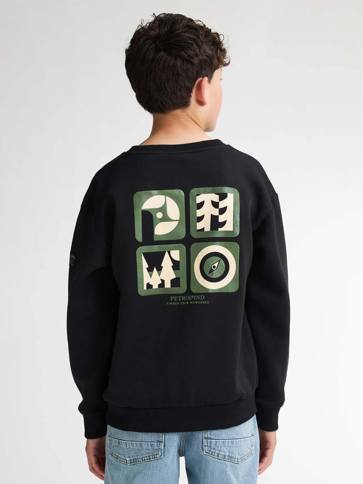 Boys Sweater Round Neck Print