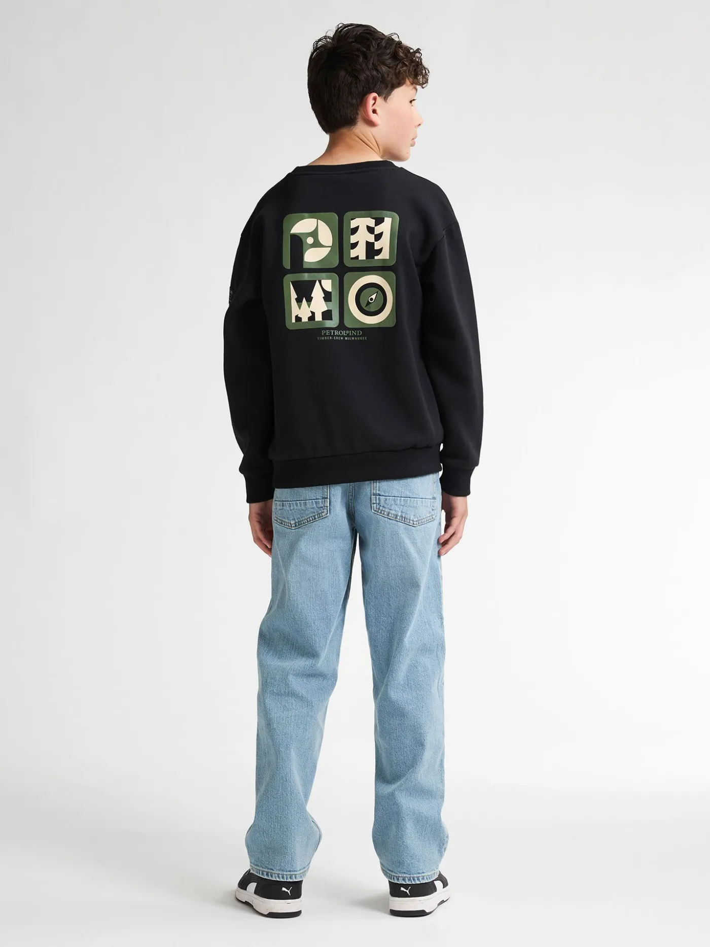 Boys Sweater Round Neck Print