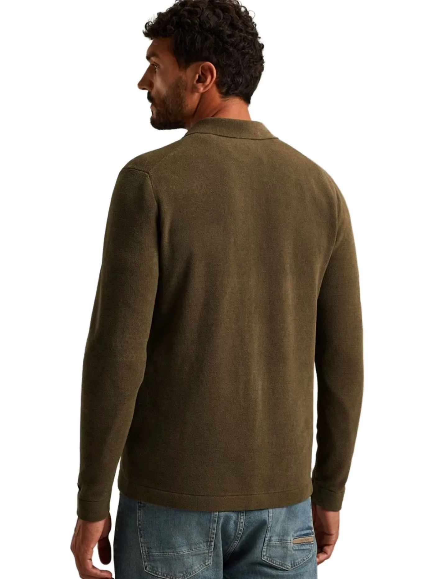 Button jacket soft blend