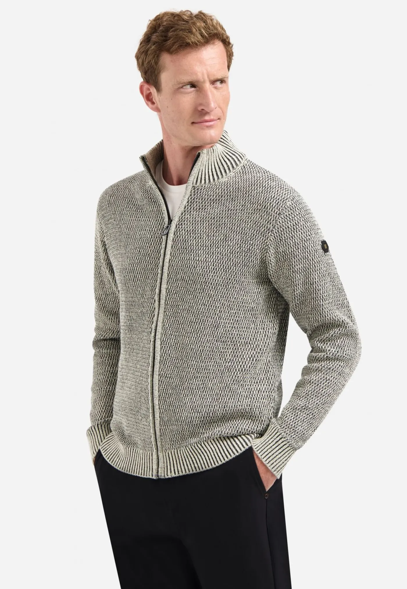 Cardigan 2 Coloured Melange