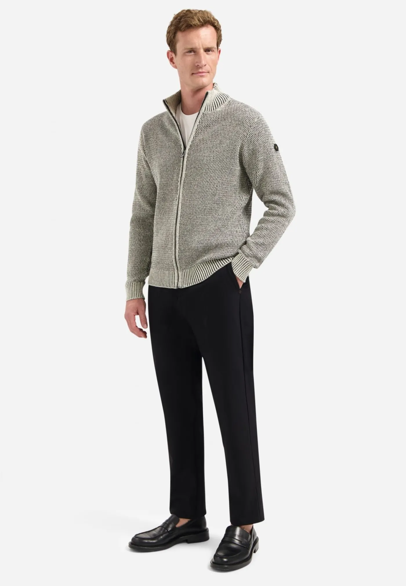 Cardigan 2 Coloured Melange