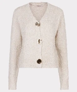 Cardigan fancy button