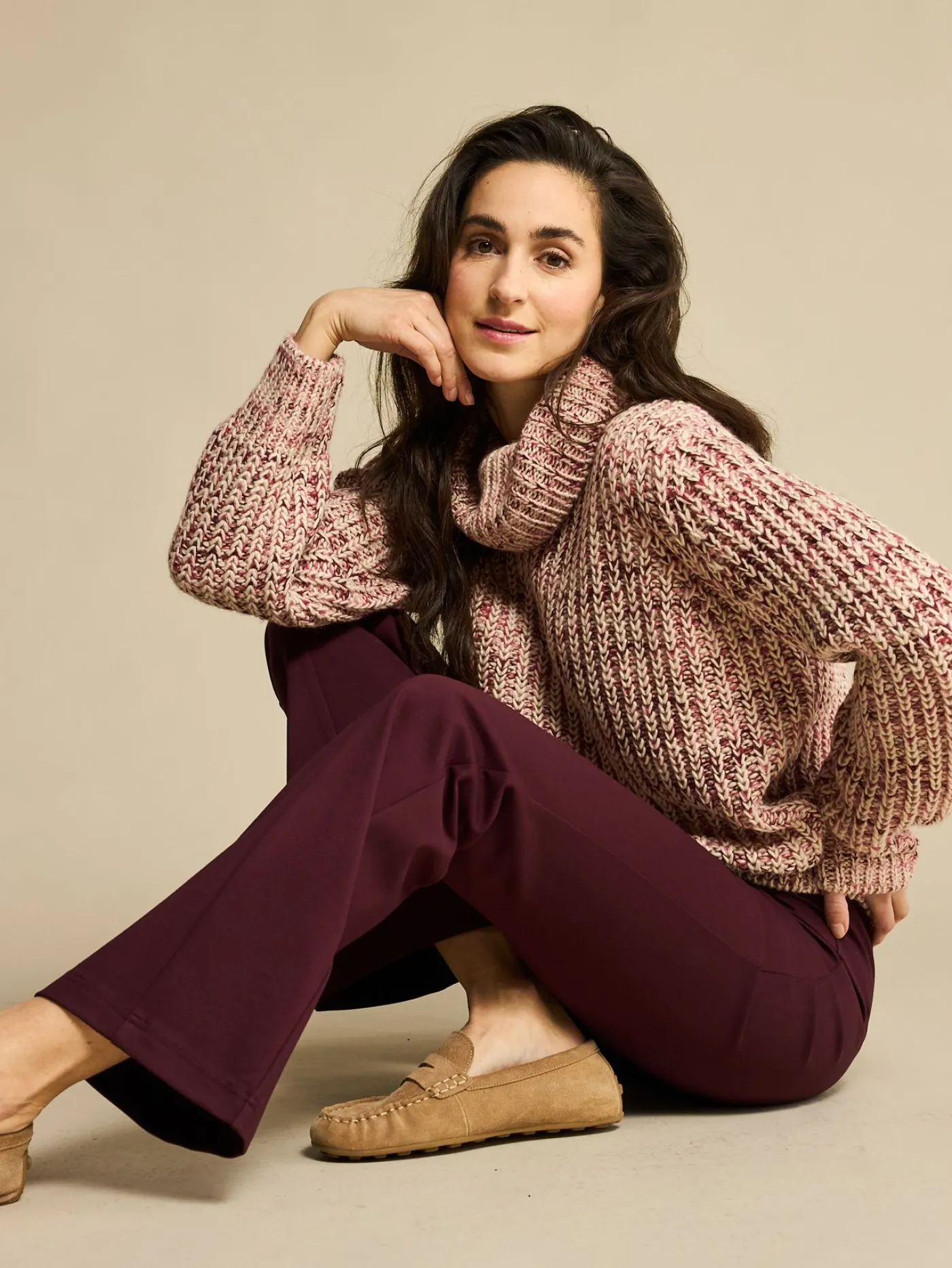 Cocoon multi sweater