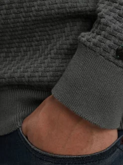 Crewneck regular fit cotton stretc