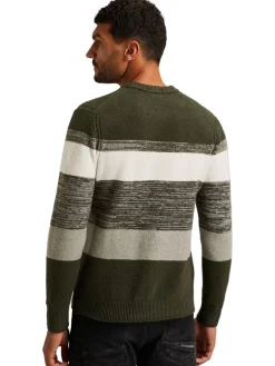 Crewneck regular fit cotton blend