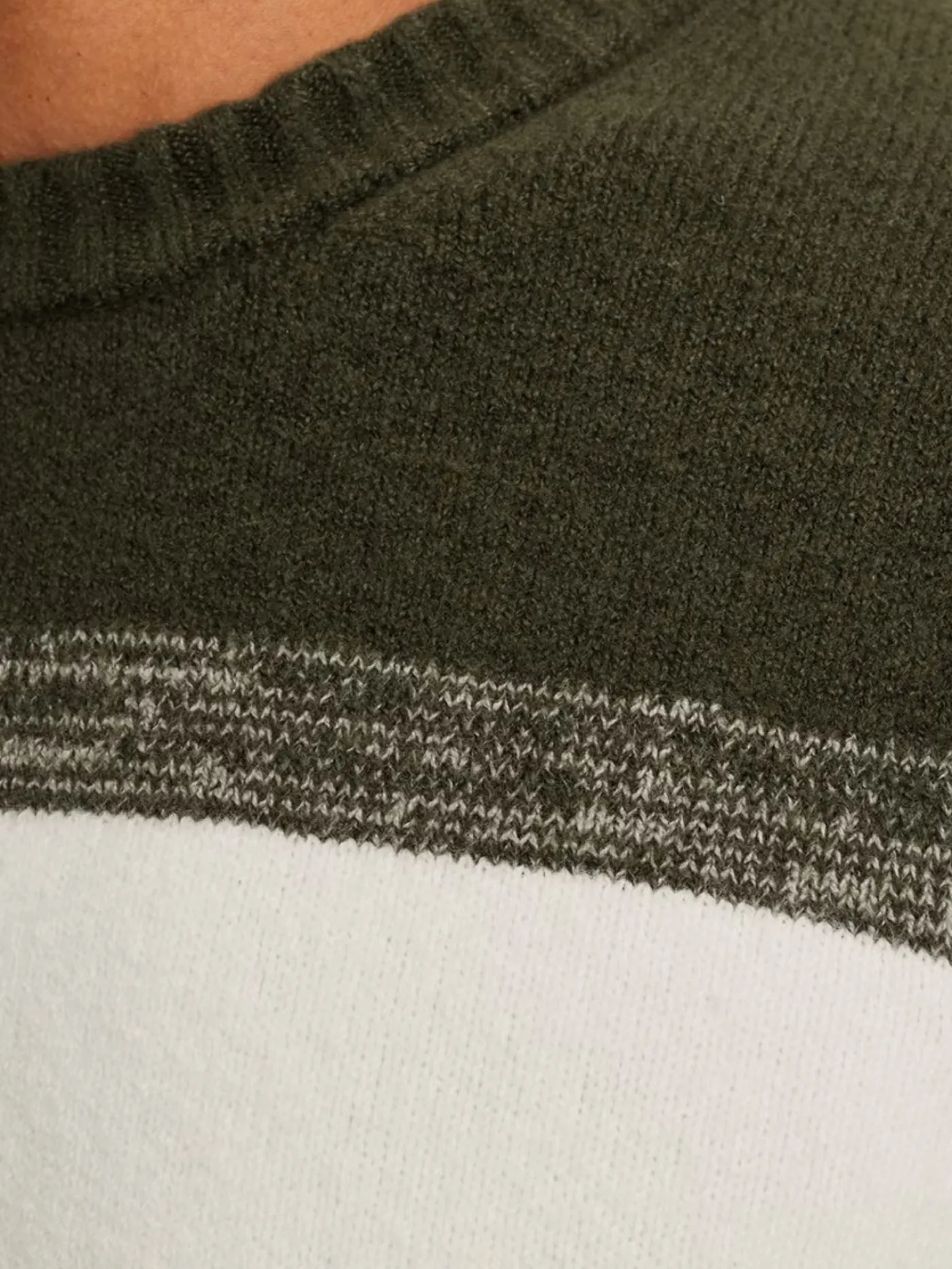 Crewneck regular fit cotton blend