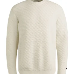 Crewneck regular fit cotton stretc