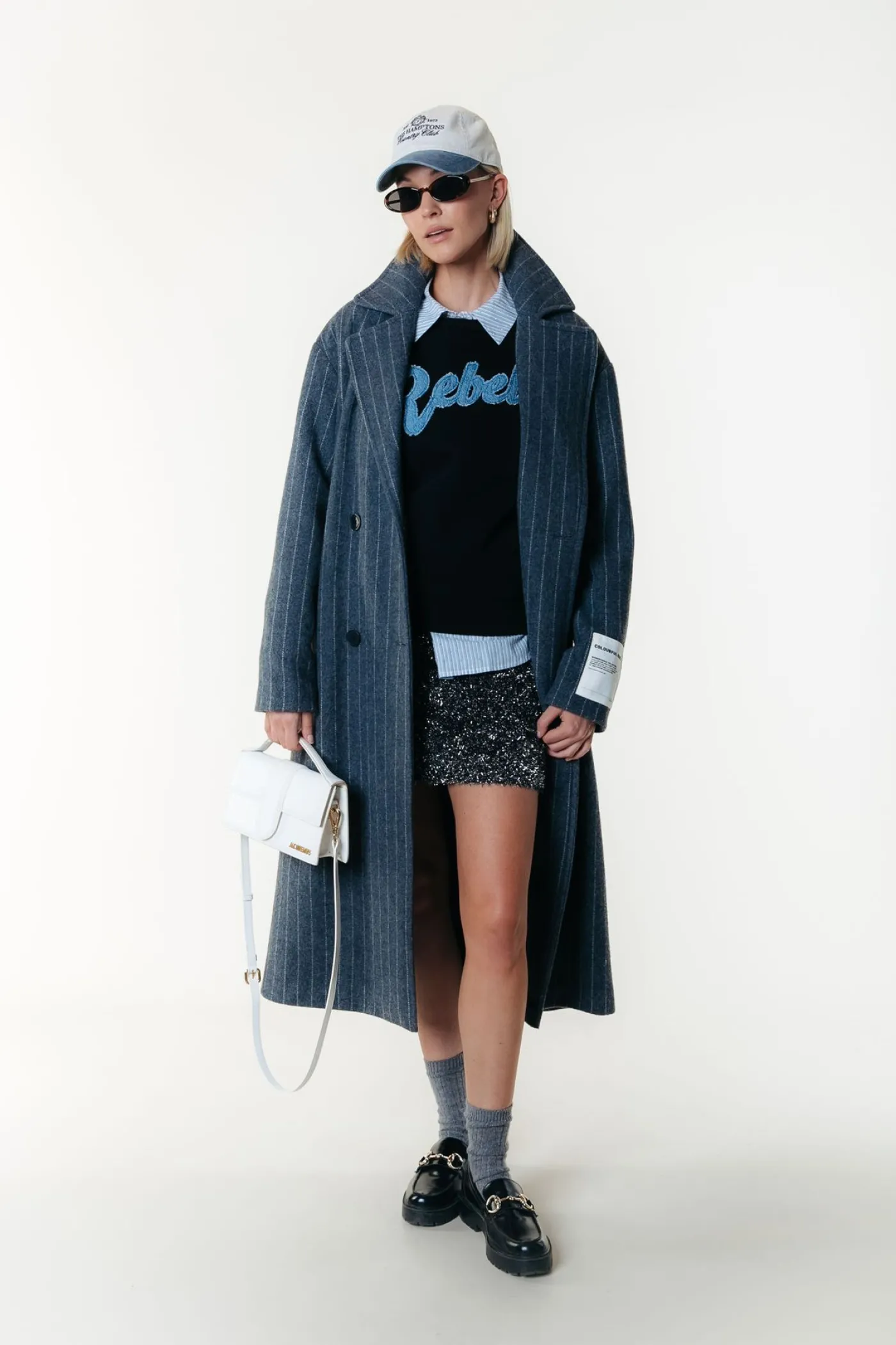 Denim Patch Relaxed Sweat